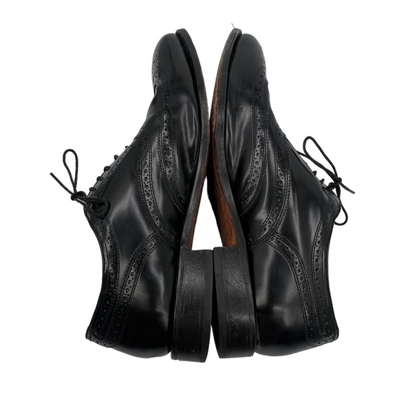 Florsheim Black Rucci Wingtip Oxfords Size 10 1/2 Men's - Picture 6 of 9